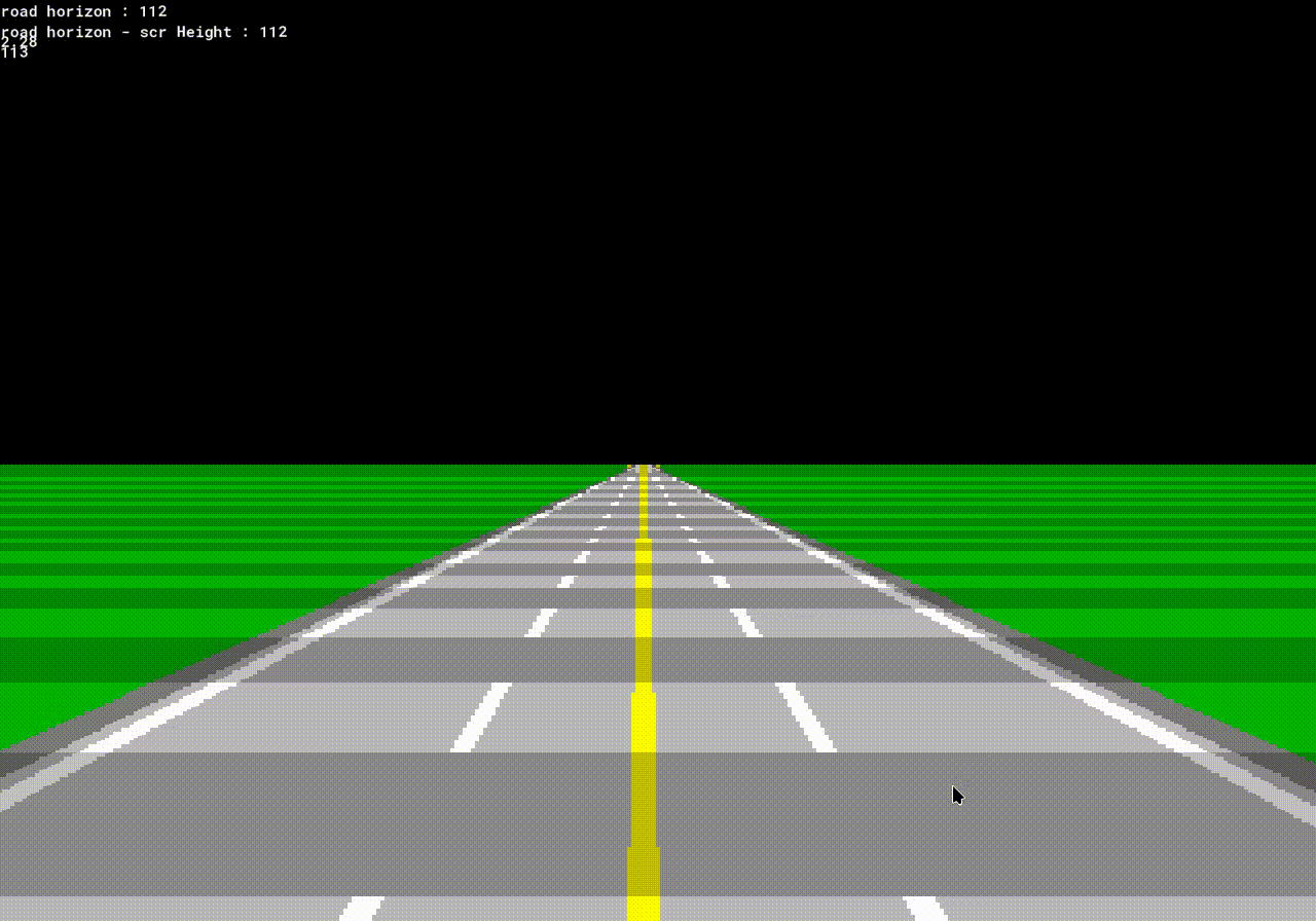 video of a sprite scaler test